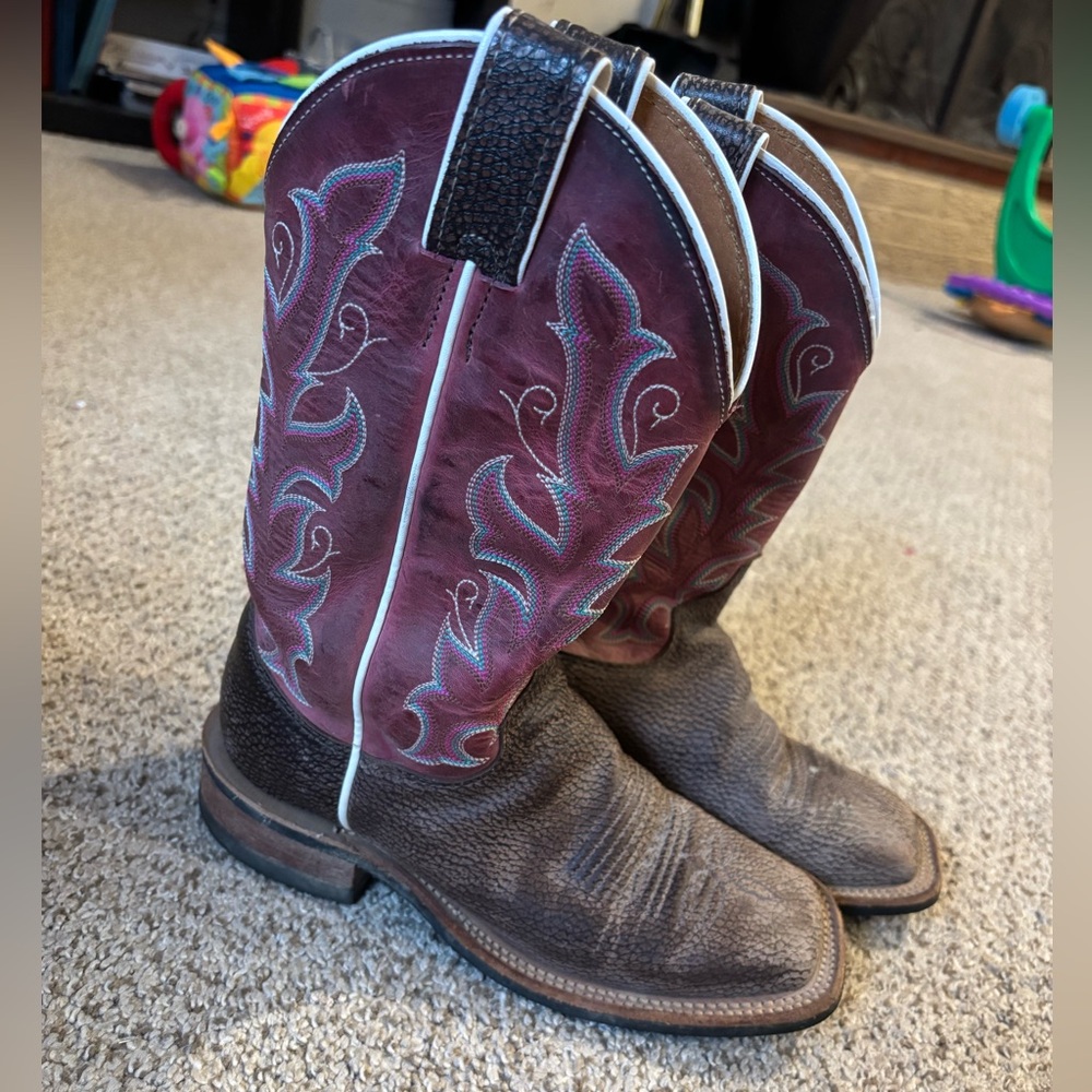 Justin Square Toe Boots
